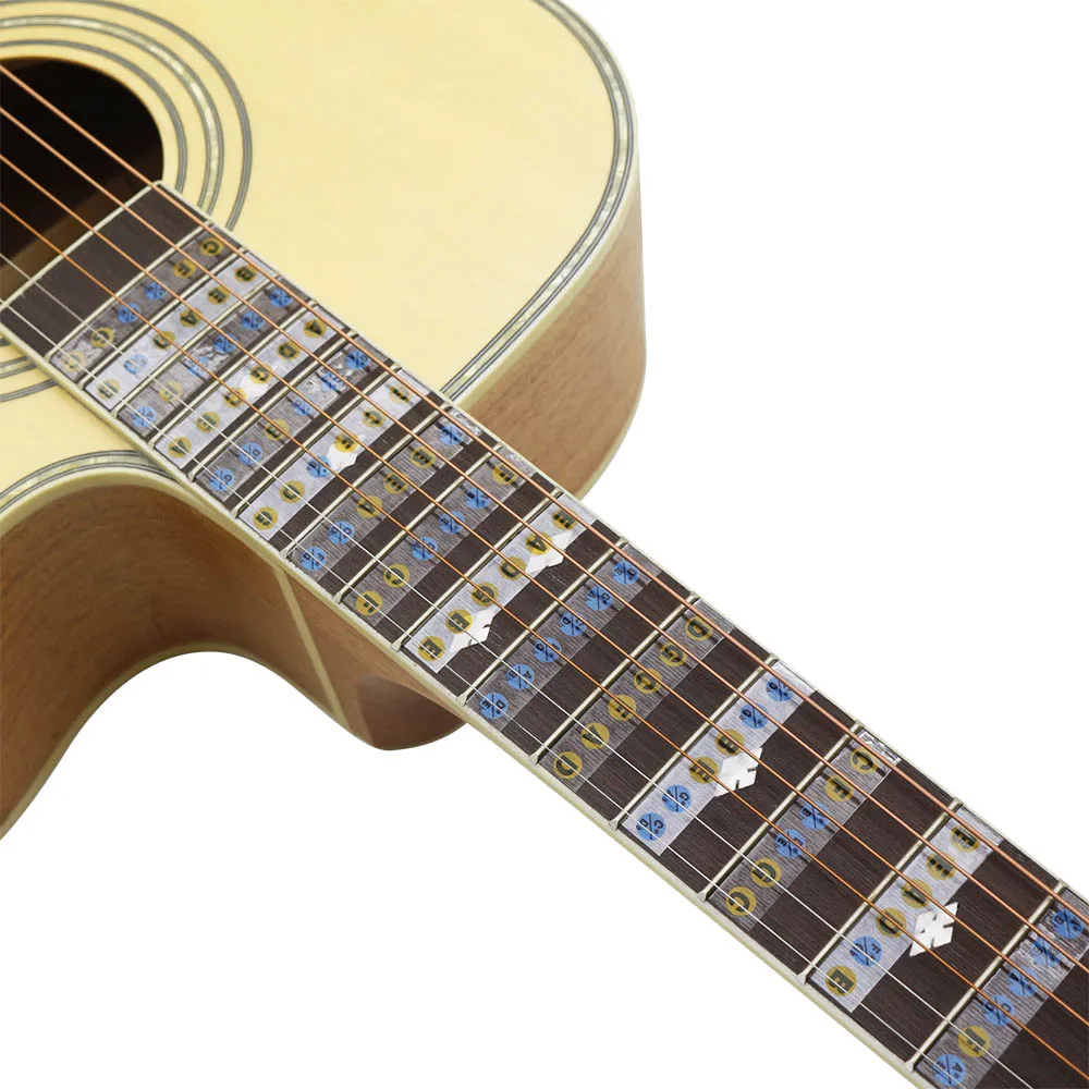 2 шт. практичная гитара гриф этикетки фреты весы отметка наклейка для