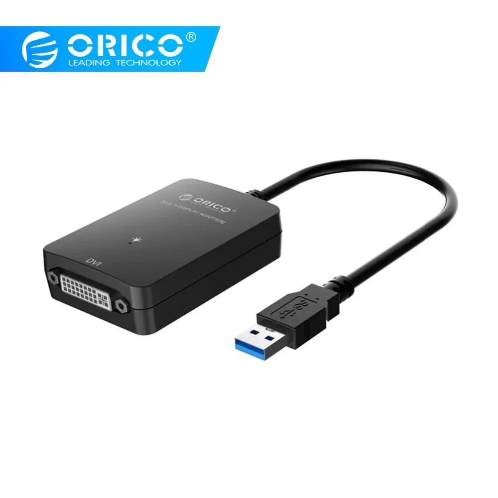 ORICO DU3D BK USB 3 0 Кабельный адаптер DVI внешняя графика для компьютера Экран расширение