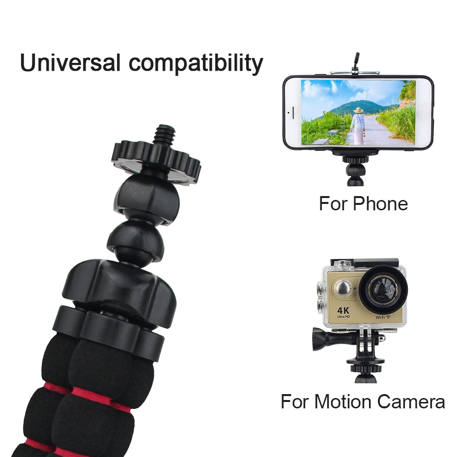 Мини штатив Гибкий Мобильный Gorillapod Осьминог подставка паук для iPhone GoPro Canon Nikon Sony