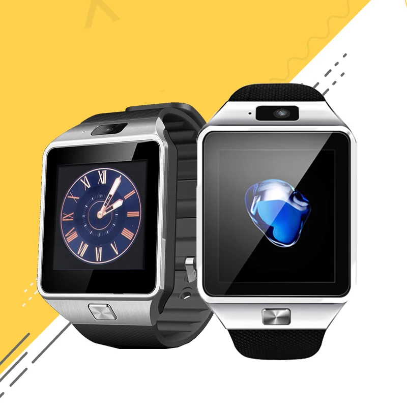Новые смарт часы DZ09 для мужчин и женщин с Bluetooth камерой SIM/tf картой Android iOS