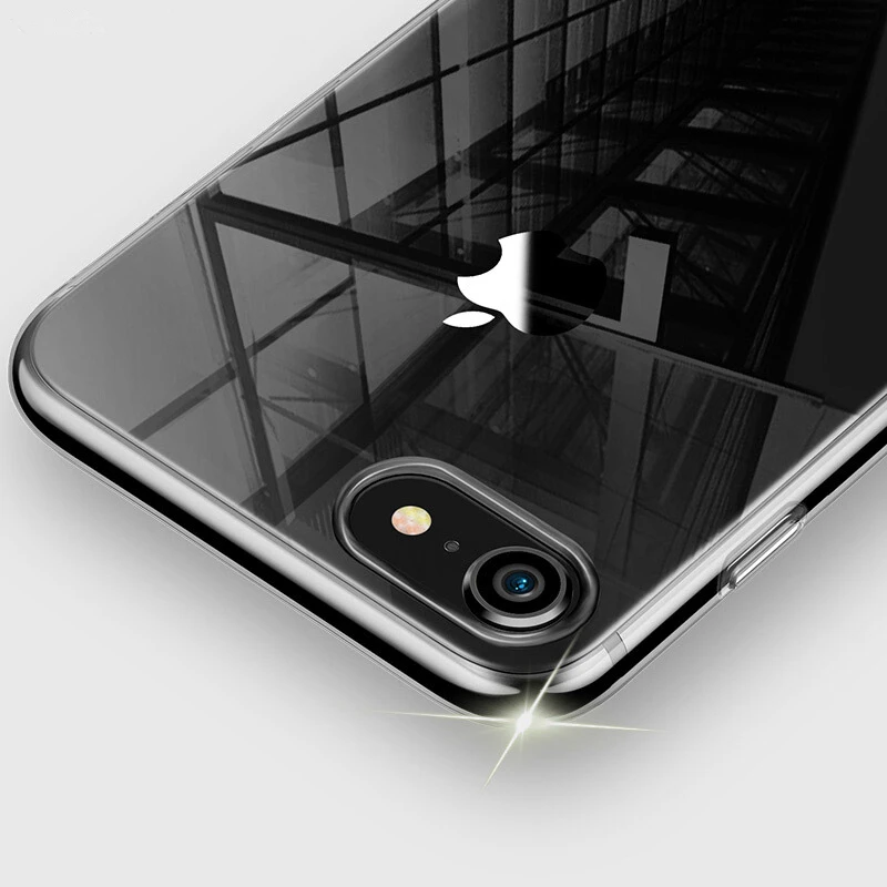 Чехол для Apple iPhone 6, 6 S, 7, 8 Plus, чехол, Мягкие силиконовые прозрачные, TPU, задняя крышка, чехол для iPhone 8 Plus, чехол для iPhone7