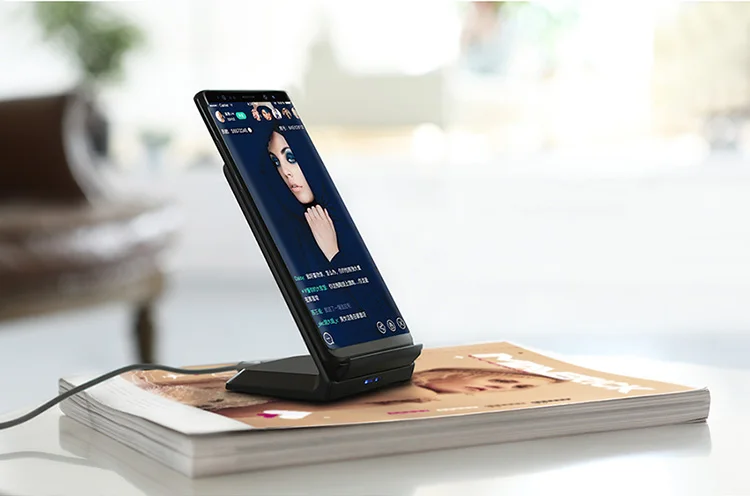 NILLKIN Qi Беспроводное зарядное устройство Подставка для iPhone X 8 Plus USB быстрая зарядка для samsung S8 Plus S7 S6 edge Note 8 док-станция