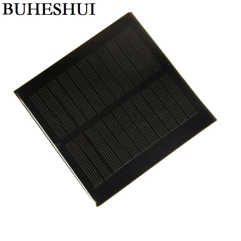 BUHESHUI эпоксидная 1 2 W 5 V солнечная батарея Монокристаллический Модуль DIY Солнечная
