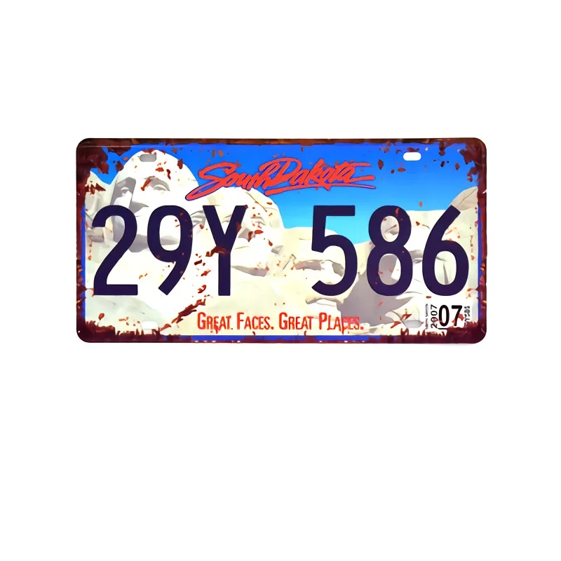 Arizona автомобильный номерной знак, металлическая пластина, винтажная жестяная вывеска, бар, паб, гараж, домашний декор, наклейки на стену, железная Ретро табличка, 30x15 см, A669