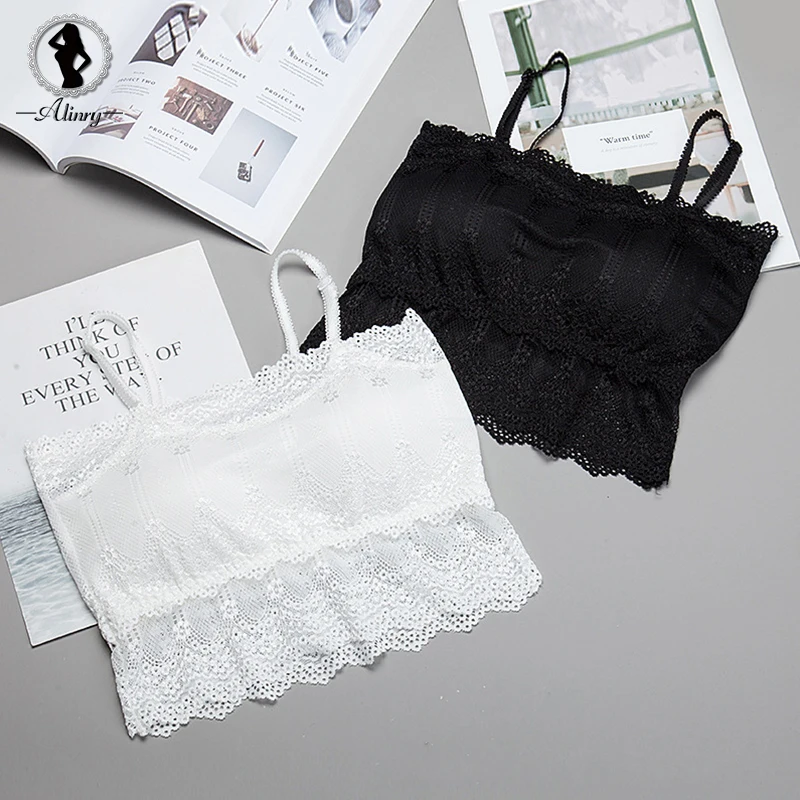 ALINRY сексуальный бюстгальтер цветочные кружева Женские топы seamless bralette белье push up