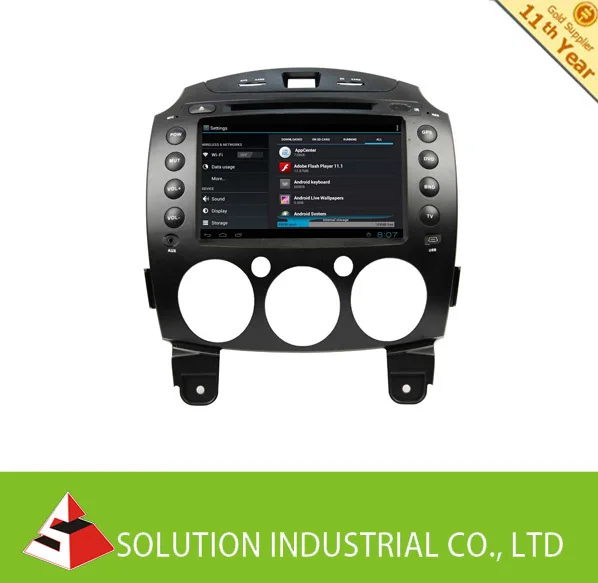 8inch Android 4.0 Auto Media DVD Player for Mazda2(2010-2012)with GPS Navigation 3G WiFI PIP IPOD CD TV ODS etc.Free Shipping! | Автомобили