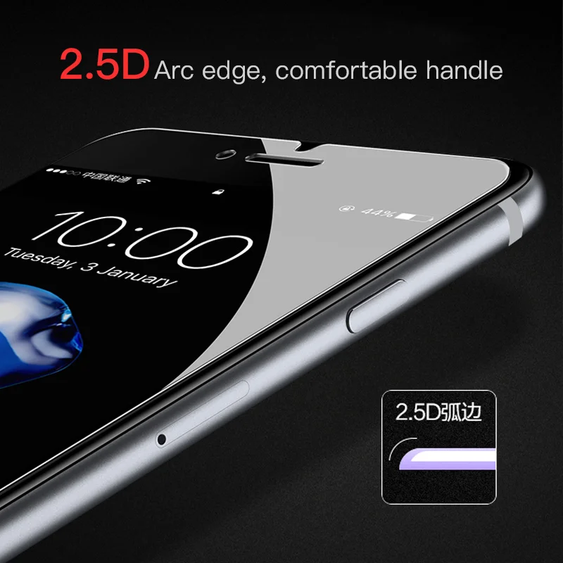 Защитная пленка для экрана iPhone X XS Max XR 9 H полное защитное HD прозрачное закаленное