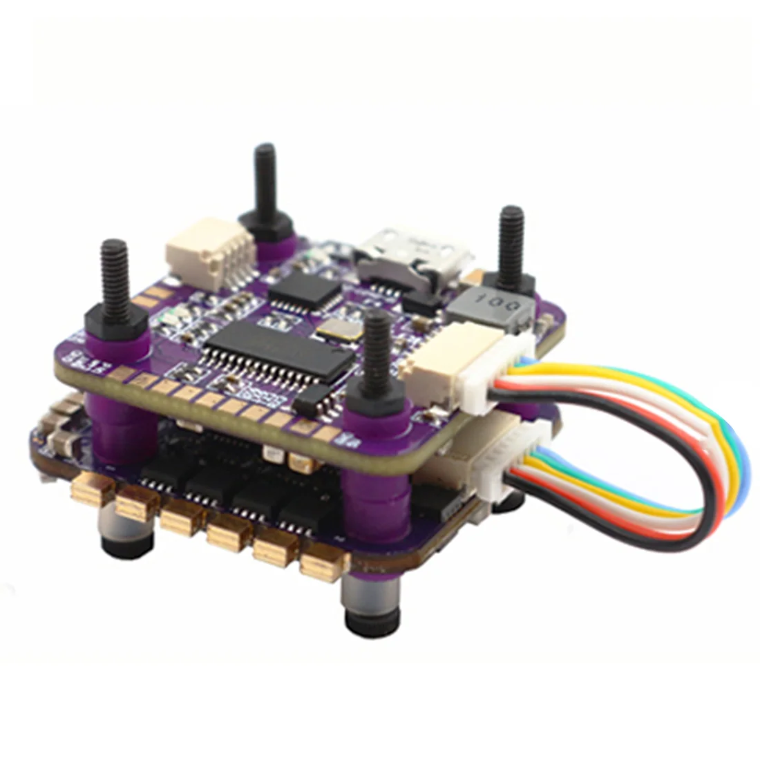 FLYCOLOR Raptor S Tower F4 20A управление полетом 2 4S ESC для FPV гоночного квадрокоптера RC Racer 120 180