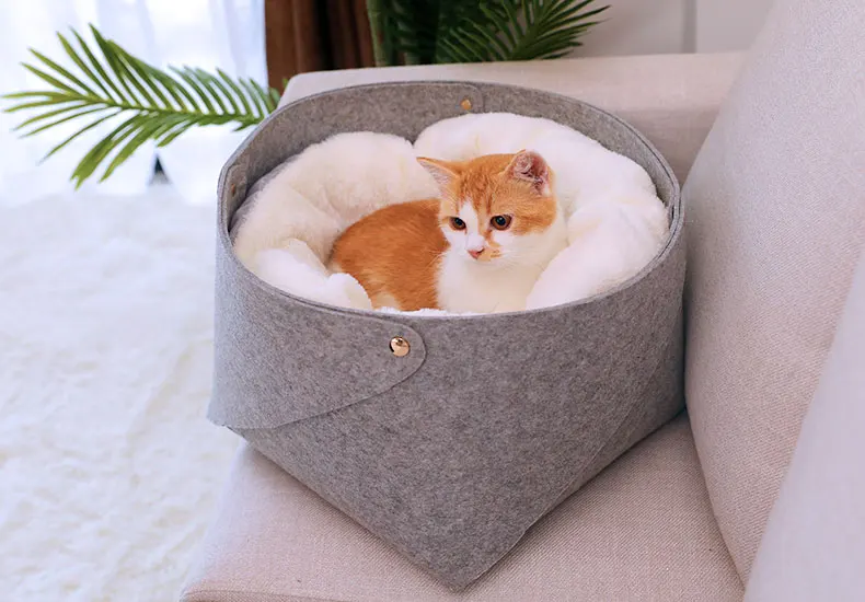 HOOPET Pet кошка собака кровать согревающий собачий дом мягкий материал спальный мешок для животных Подушка щенок питомник