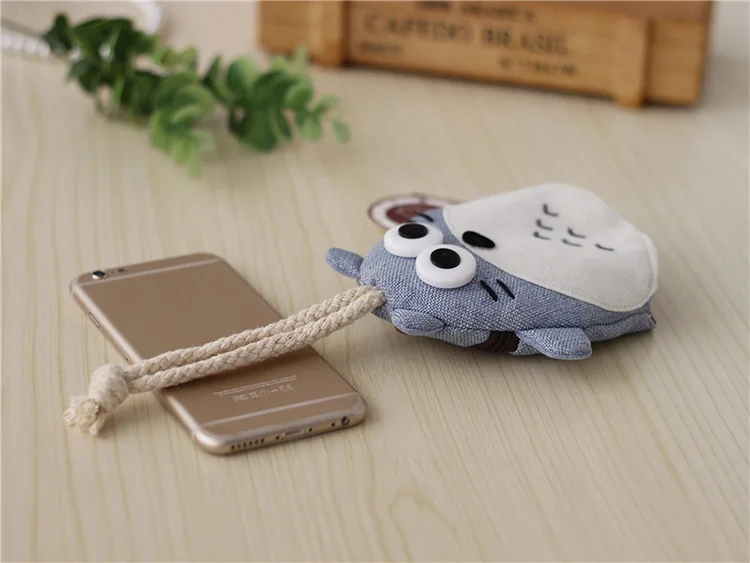 Держатель бумажника для ключей с рисунком из мультфильма, органайзер, тканевая сумка для ключей с кулиской, ключница, брелок для ключей, подарок для девочек и женщин