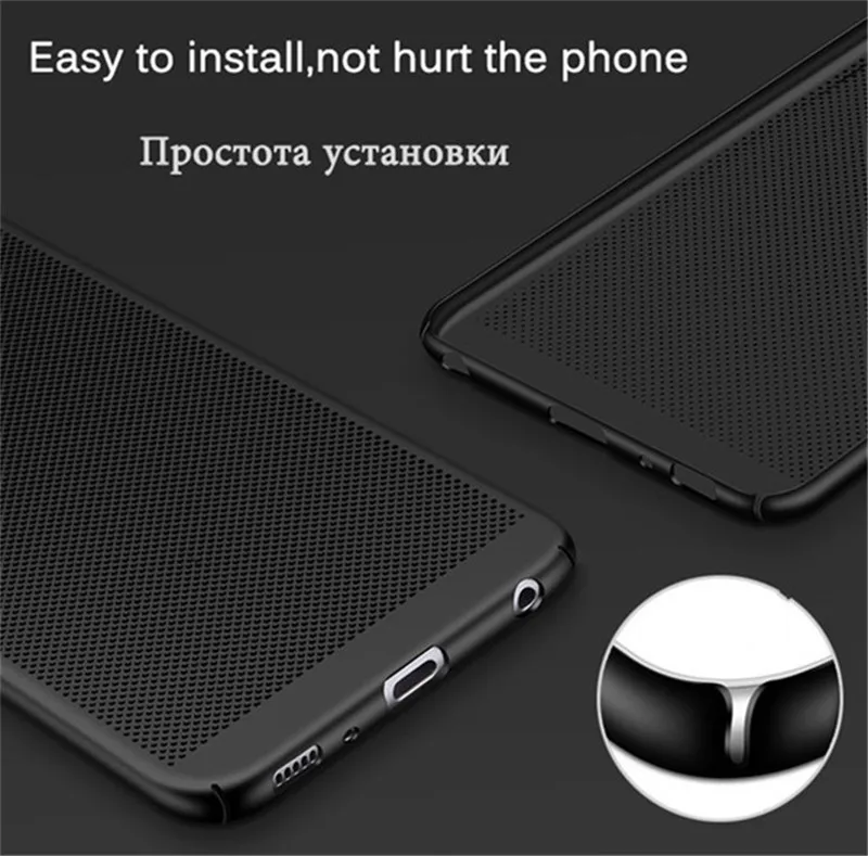 Роскошные рассеивания тепла чехол для Samsung Галактики S8 S9 плюс S6 S7 край S5 A3 A5 A7 J3 J5 J7 A8 чехол в виде ракушки