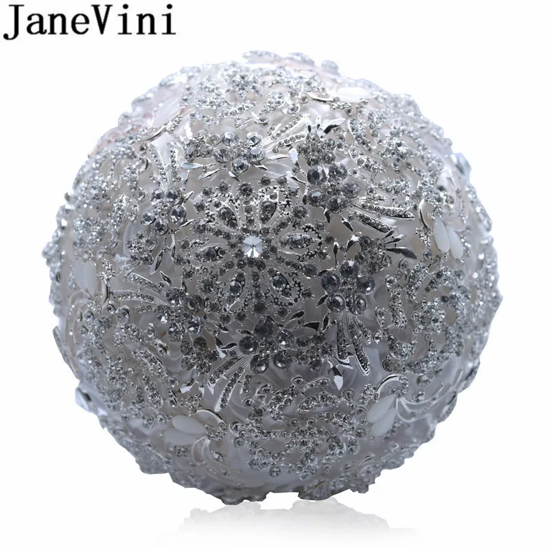 JaneVini Великолепные фиолетовые Букеты Свадебные цветы искусственный шелк розы