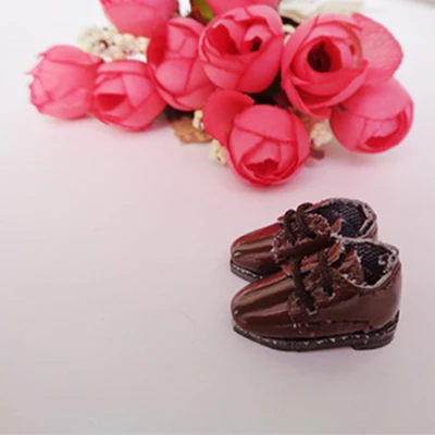 Коричневый OB11 обувь obitsu 11 1/8 BJD ботинки костюм кожаная обувь для GSC 1/8 BJD кукла обувь аксессуары для кукол - Цвет: Коричневый