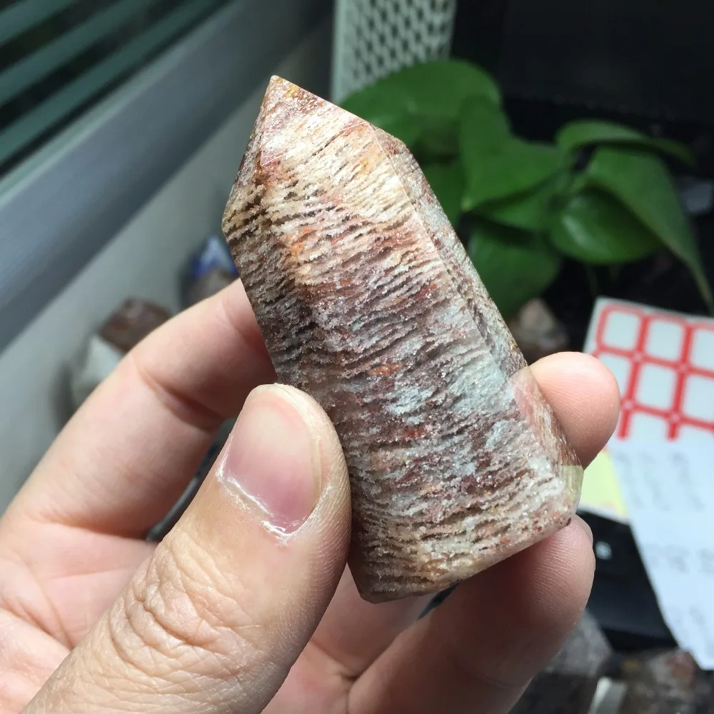 Заживляющий кристалл натуральный чередование фантомный кварц # BH1144 (93 г)