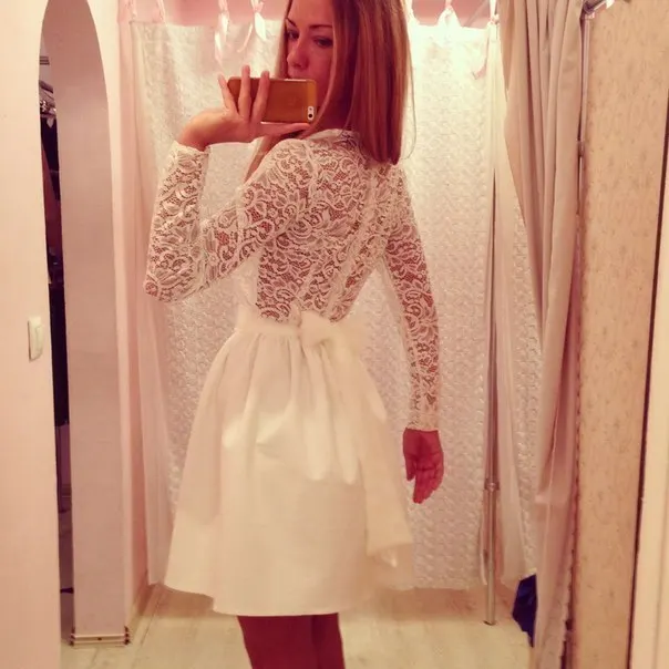 2015 весеннее белое кружевное платье для женщин модные вечерние платья с длинными