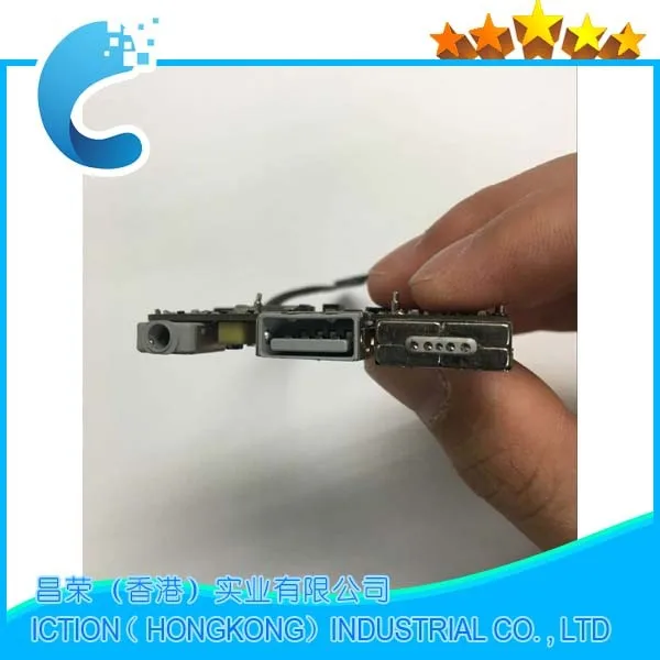 Оригинальная бывшая в употреблении аудиоплата питания A1369 USB DC Jack для Apple MacBook Air 13