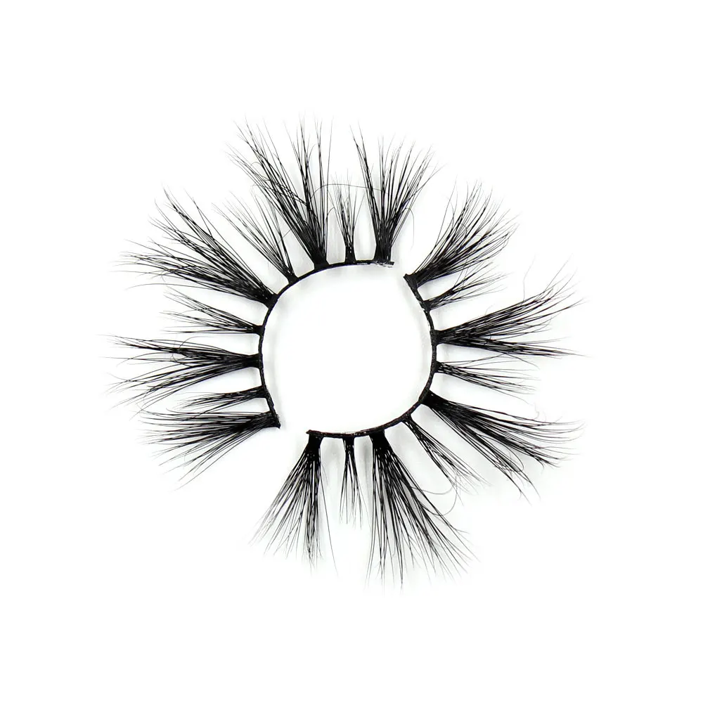 LEHUAMAO 25mm Eyelashes 3D Mink False Eyelash Long Wispy Fluffy Curly Lashes Cruelty Free Natural Lash Dramatic False Eyelashes - Цвет: G08
