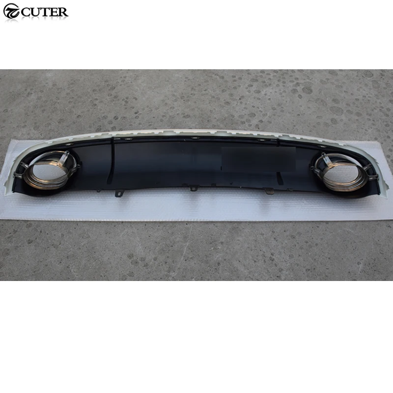 A7 RS7 Стиль PP Диффузор губа на задний бампер для Audi 2013UP|audi rs7 diffuser|diffuser for audidiffuser bumper |