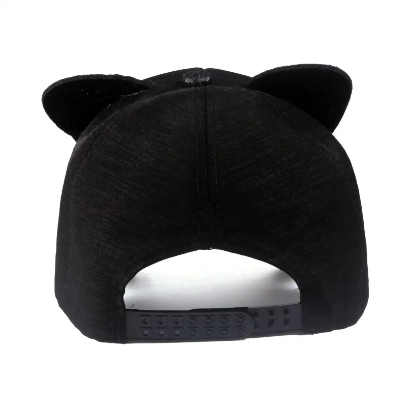 [YARBUU]Brand Baseball Cap 2017 peaked cap Lady sun cap women cat caps high quality casual snapback hat rhinestone hat