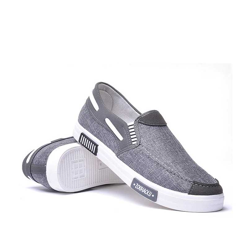VESONAL 2019 Summer Comfortable Canvas Sneakers Men Shoes Loafers Moccasins lightweight Slip-On Light Male Casual Driving | Обувь