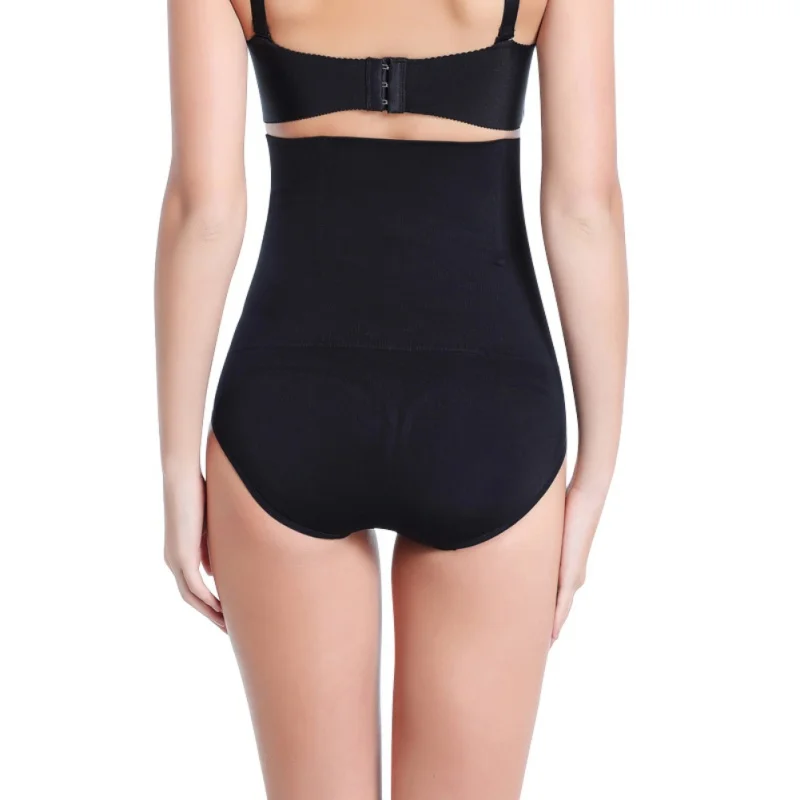 Для женщин Управление трусики шорты высокого ягодиц Оборотная сторона обильные