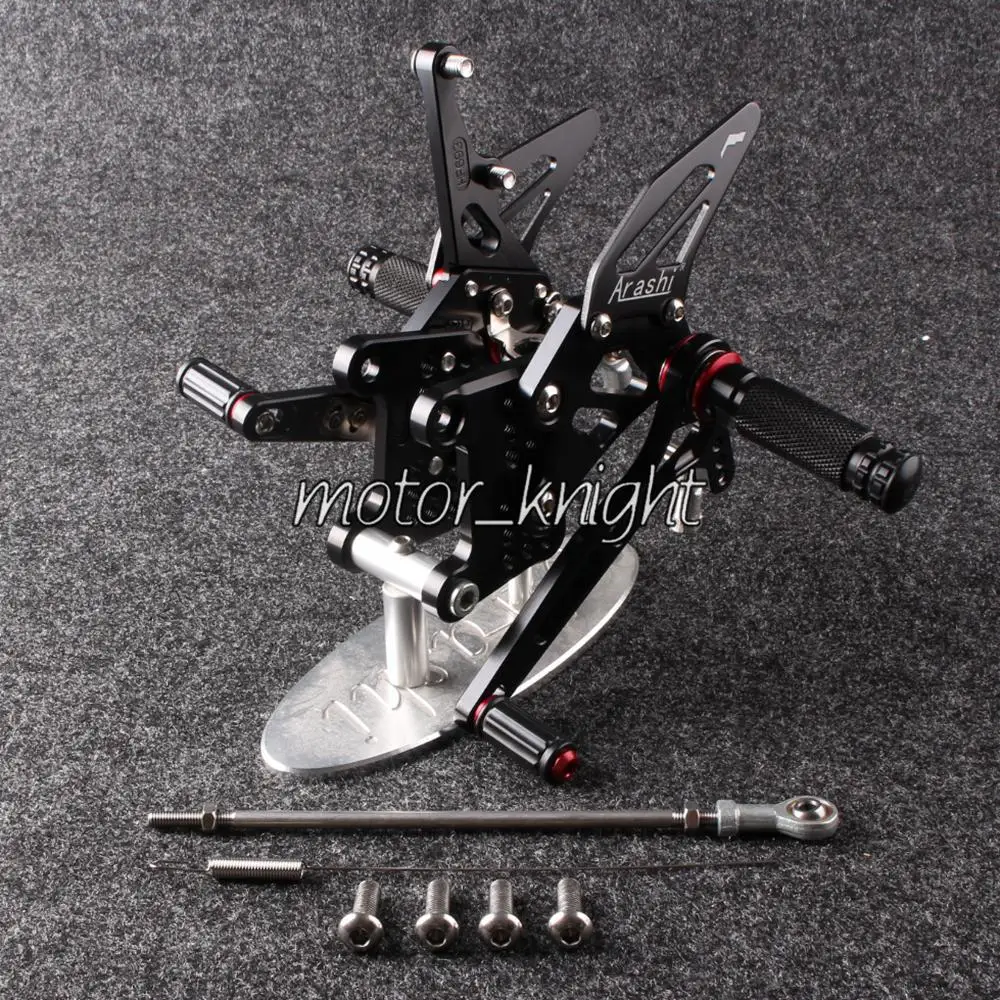 

New Rearset Rear Set Foot Pegs For Speed Triple 1050 2005-2014 Black