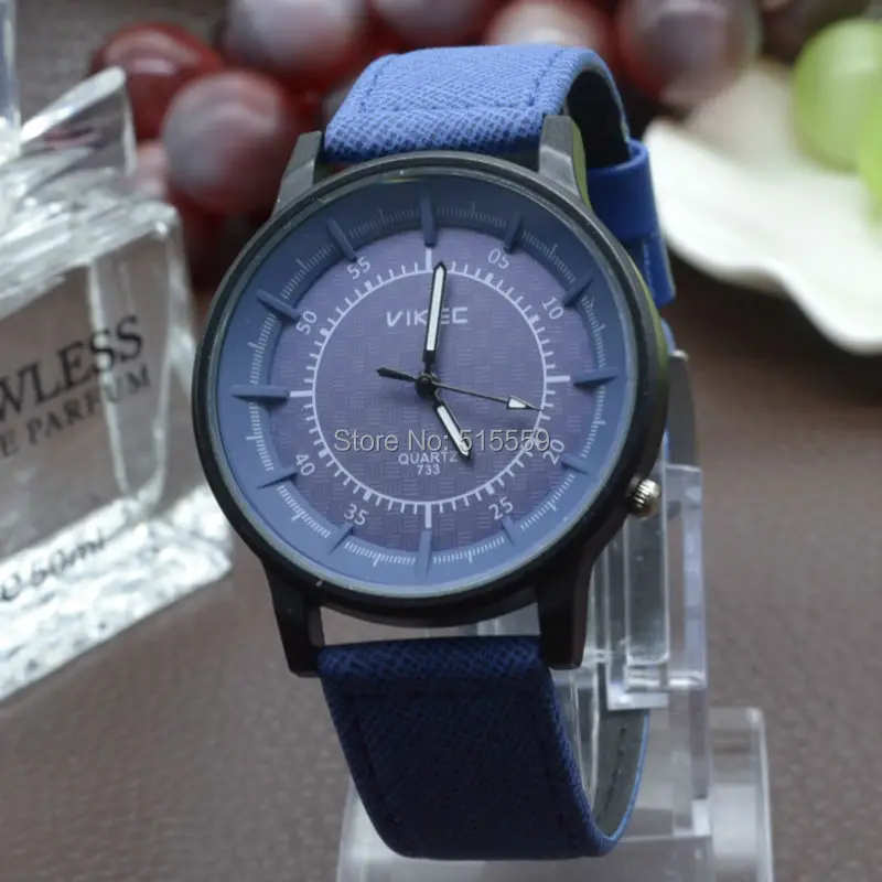 Новое поступление Лидер продаж Модные Повседневное Часы vikec кожаный ремешок
