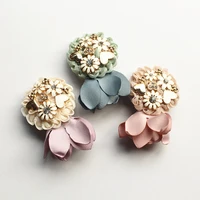 6pclot new delicated girls prince hair clip top quality hairpin kid hair clip barrette luxury korear hair cute leaf multicolor