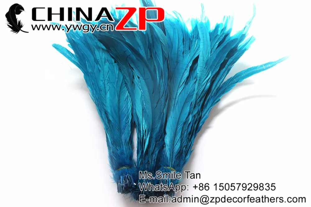 Перо Китайский 35 ~ 40 см (14 16 дюймов) красивое обесцвечивание полностью окрашенное