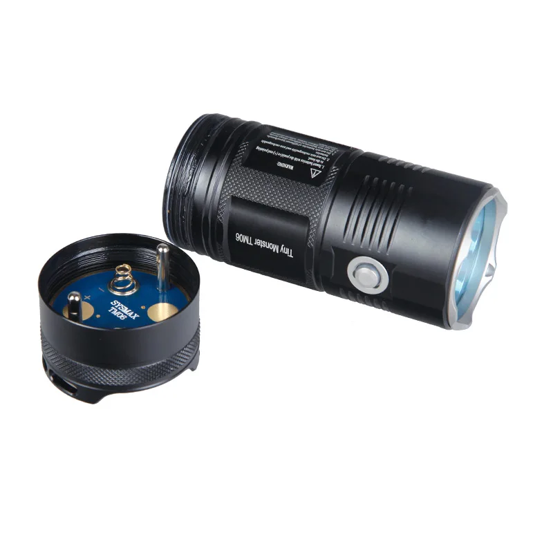 

Search & Rescue Flashlight NITECORE TM06 4*CREE XM-L2 U2 LED 4000 lumen beam Distance 334 meter torch for Gear & Law Enforcement