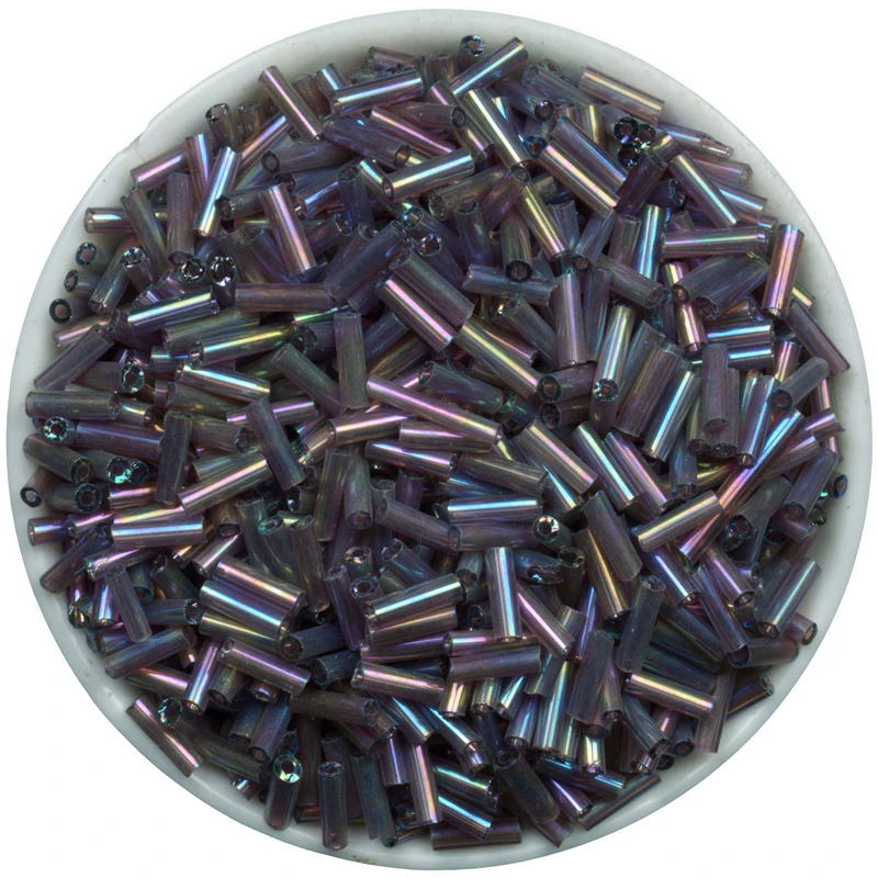 Разноцветные бусины с серебряной подкладкой из чешского стекла 500 шт./лот