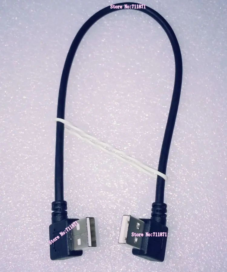 USB кабель с двойным изгибом и прямым углом два usb-кабеля 2 0 на 90 градусов 30 см |