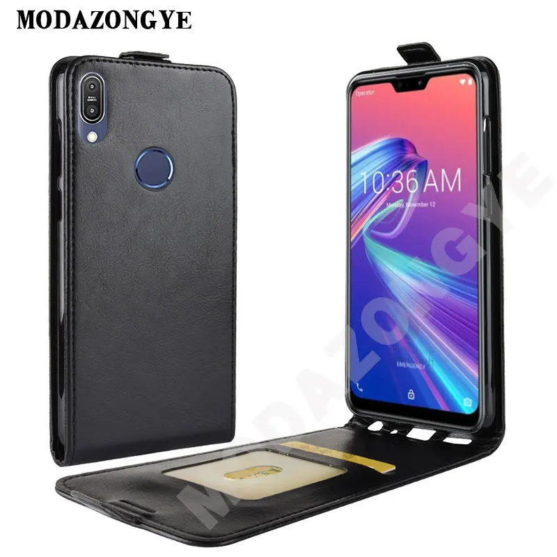 Asus Zenfone Max Pro M2 ZB631KL чехол 6 0 кошелек Обложка на заднюю панель из искусственной кожи
