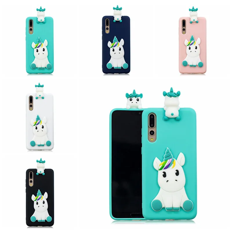 Силиконовые задние чехлы для huawei P Smart P10 P20 mate 10 P8 P9 Honor 9 Lite 7X Pro Dolls мягкий чехол Единорог Панда медведь