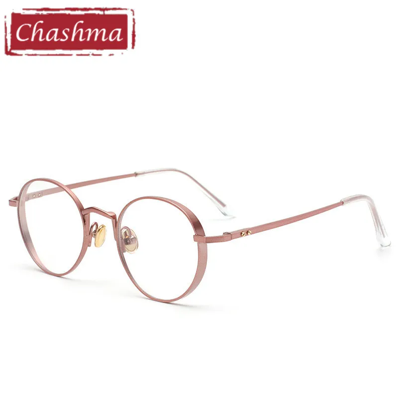 Брендовые трендовые круглые очки Chashma оправа для очков по рецепту винтажная