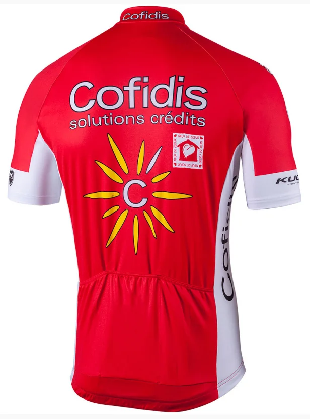 Велосипедная командная одежда cofidis велосипедная Джерси быстросохнущие мужские