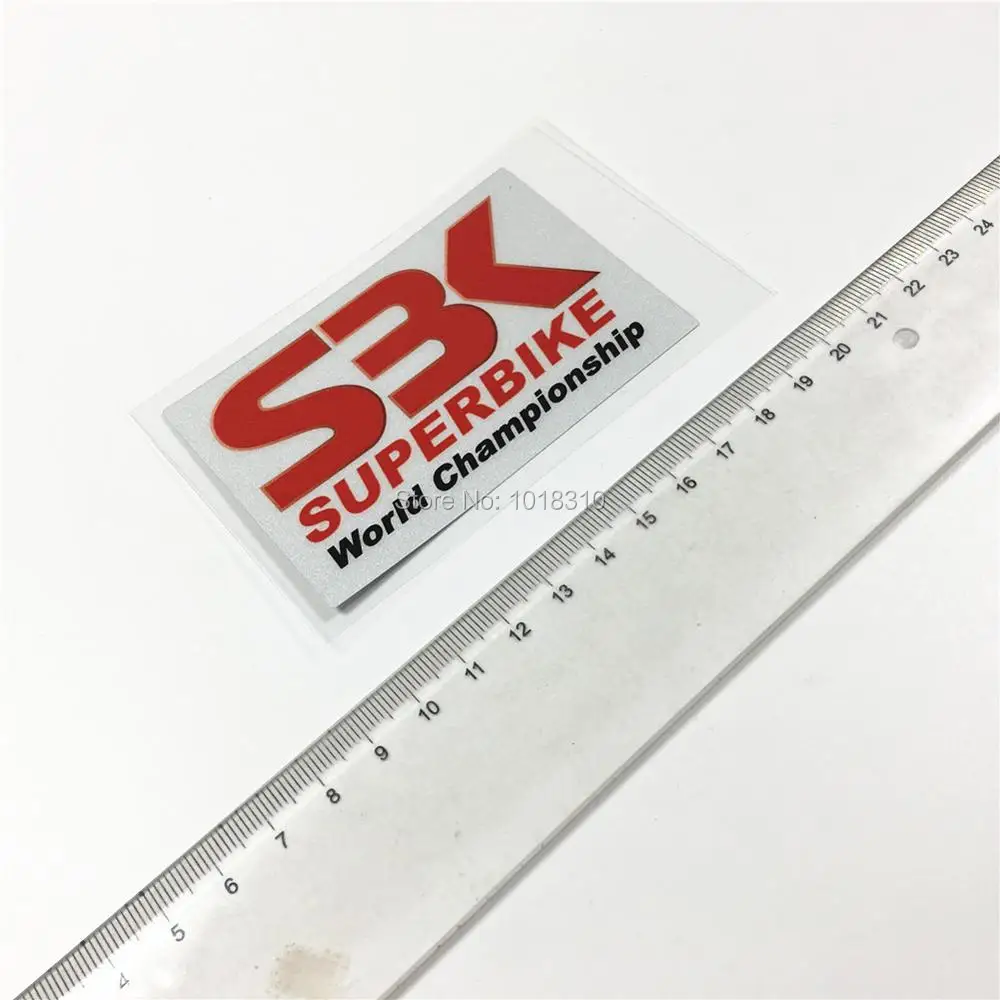 Стильные наклейки для автомобиля зеркальные SBK SUPERBIKE World Champion 9 см|decal skin|decal machinedecal