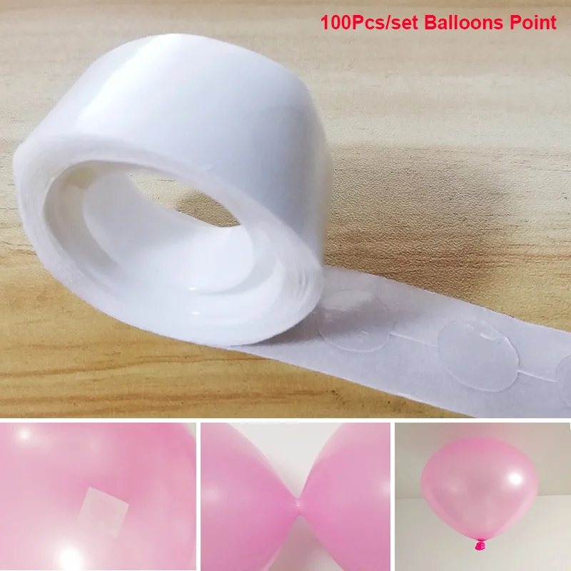 Balloon glue point Воздушный шар с днем рождения, украшение для дня рождения, для взрослых и детей, фольга, буквенные шары, баннер, игрушки, надувные шары S8XN - Цвет: Balloon glue point