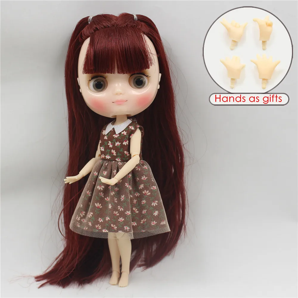 Фабричная кукла blyth middie шарнирная с блестящим лицом 1/8 20 см bjd Подарочная игрушка |