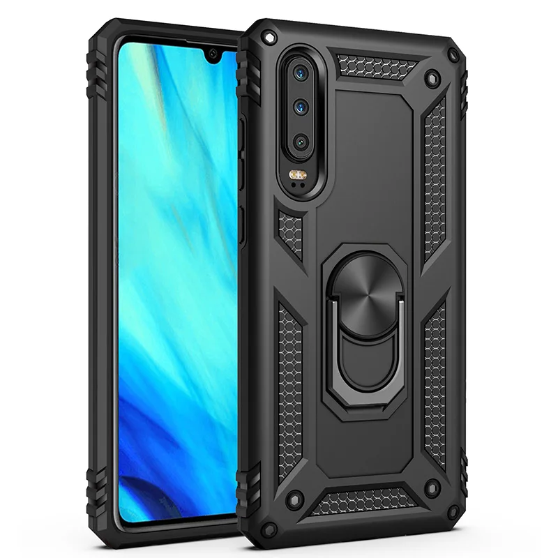 Магнитный чехол KKREFF для Huawei P30 мягкая задняя крышка из ТПУ Pro Lite Y6 Y7 Y9 2019 Honor 10 |