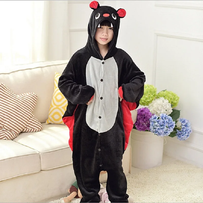 Одежда для сна мальчиков фланелевая Рождественская теплая Пижама комбинезон с