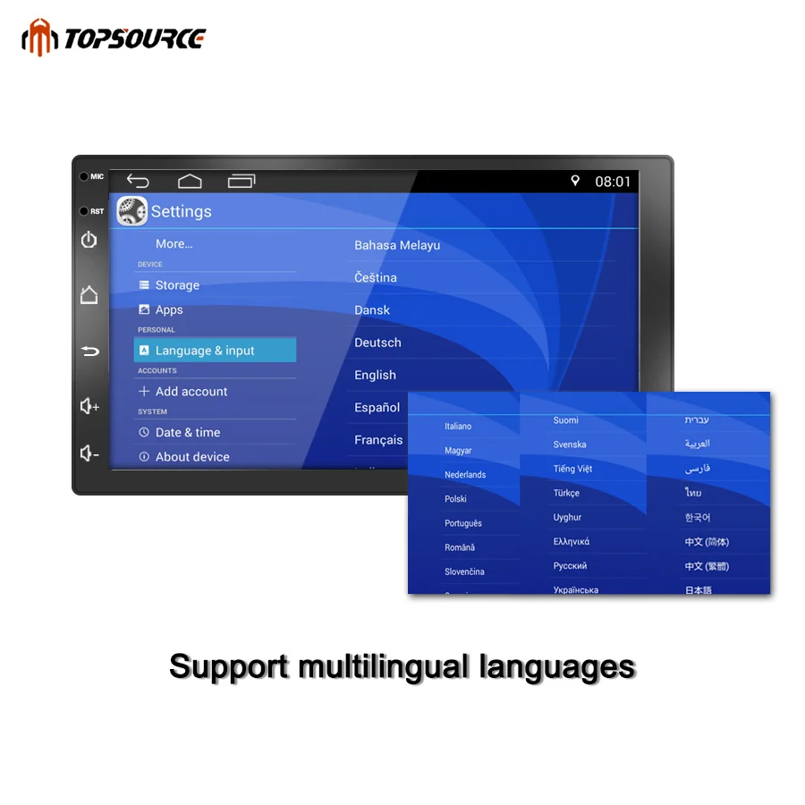 Автомобильный мультимедийный плеер TOPSOURCE Android 6 0 автомобильный DVD-радиоплеер 2 din