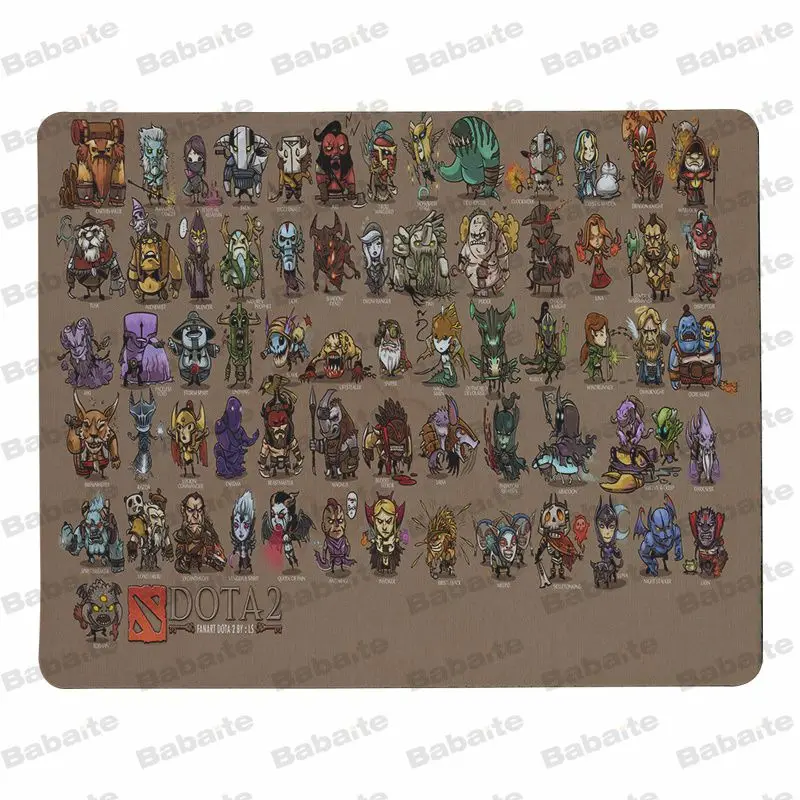Коврик для мыши Babaite Vintage Cool Dota2 игровые коврики геймеров размер 18x22 см 25x29