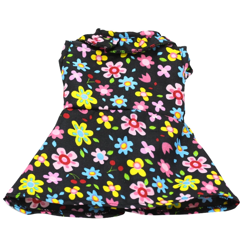 Одежда для кукол с цветочным рисунком рубашка брюки костюм и короткое платье 16-18