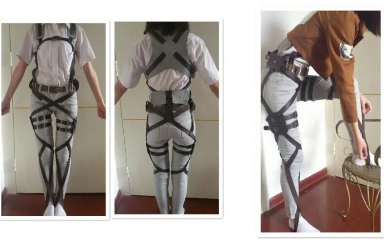 Атака на Титанов Shingeki no Kyojin ремни и жгут косплей на заказ ремни Mikas Survey corps eren Levi
