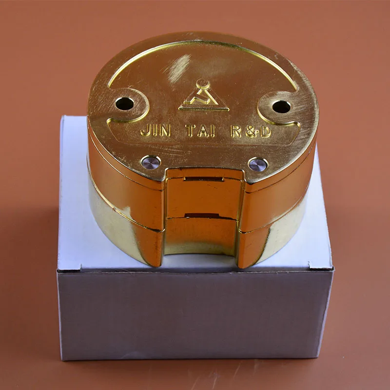 

2 Pieces New Style Upper and Lower Brass Copper Denture Flask for Dental Lab Pressure Polymerizer