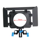 Пластиковая Матовая коробка DSLR для 15-миллиметрового рельсового стержня с поддержкой системы следования фокуса D90 t2i 5D 60D 7D 550D 600D D300s