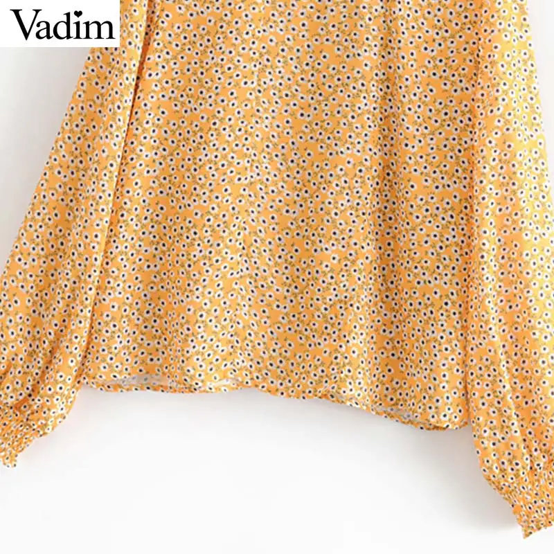 Vadim милый женский в горошек с принтом блузка галстуком бабочкой длинным рукавом