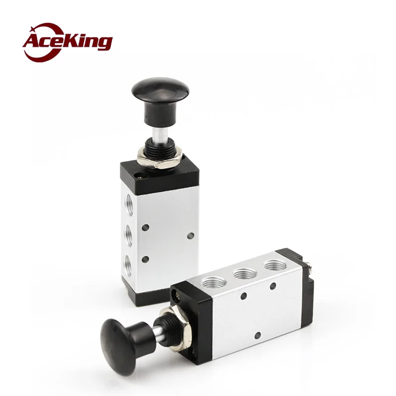

AceKing manual valve 4r210-08 two-position five-way 4r310-10 4r410-15 4r110-06 manual mechanical switch directional valve