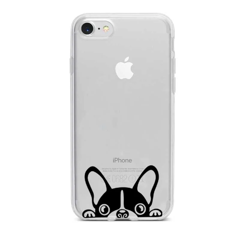 Силиконовый чехол из ТПУ с изображением питбуля милой собаки питбула для iphone X XS